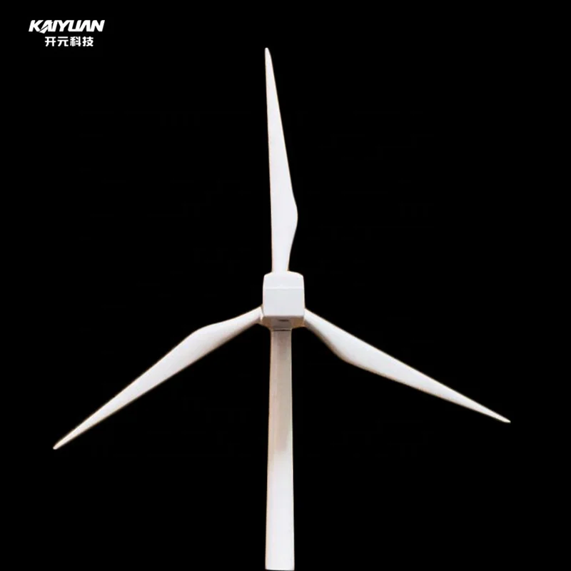 Wholesale mini novelty decoration windmill solar wind turbine model