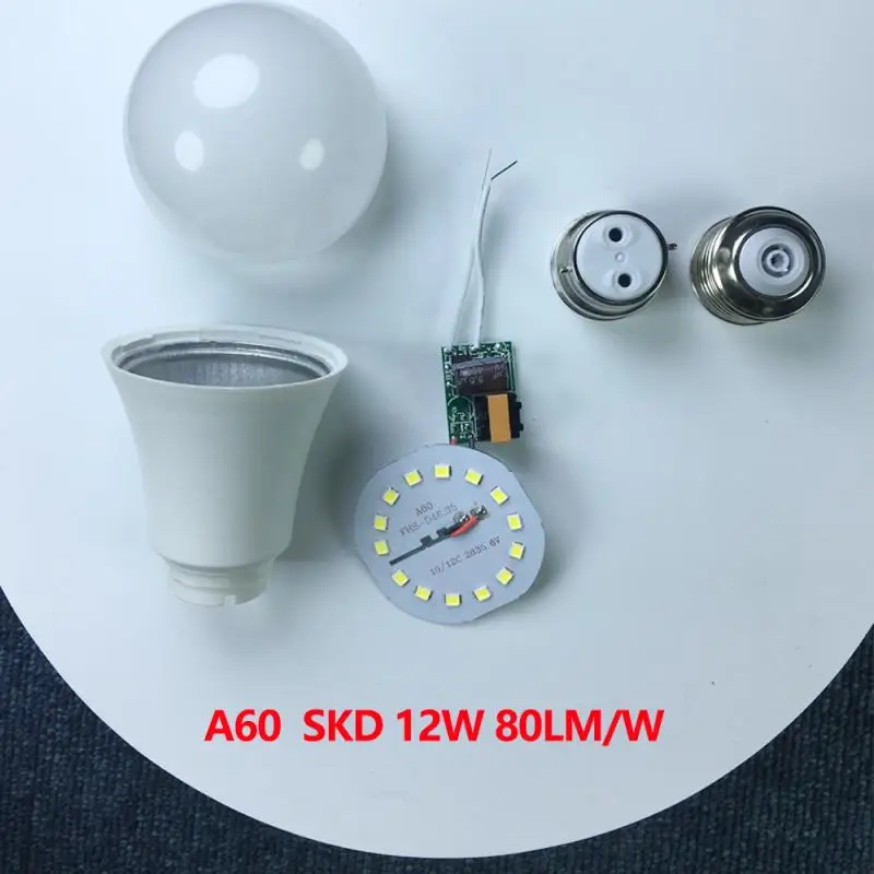 
Free sample raw materials led bulb 5w 7w 9w 12w 15w 18w led spare parts 
