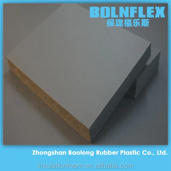 NBR/PVC Material Insulation Board Elastomeric Flexible Rubber Foam Heat Insulation