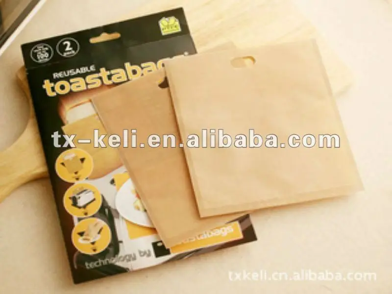 
Reusable PTFE Coated Fiberglass Cooking Food Toaster Bag 