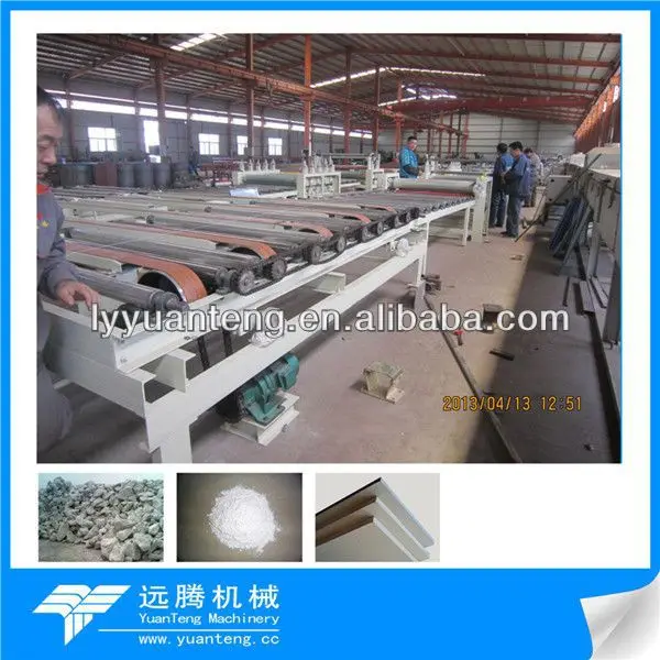 Automation building machine for ceiling gypsum board