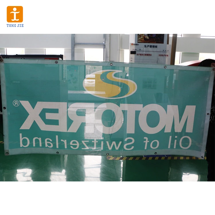 Outdoor Advertising Custom Printing Mesh Fence Banner Mesh Vinyl Polyester Mesh Banner