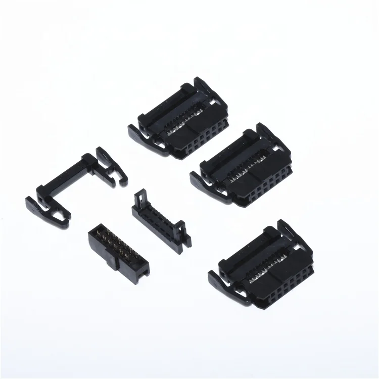 Factory Price Flat ribbon Cable Assembly Socket  2.00mm 12Pin IDC Connector