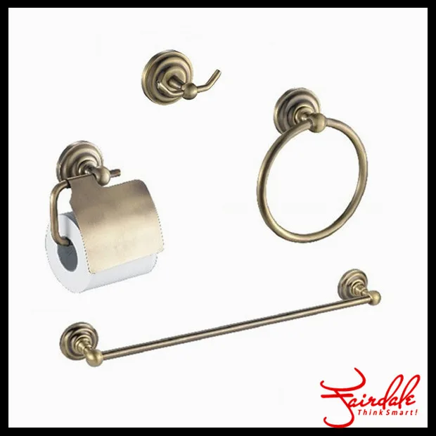 4 частей античная латунь аксессуары для ванной комнаты