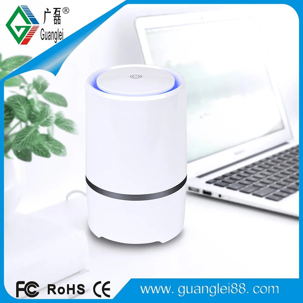 настольный очиститель воздуха аниона с HEPA фильтром USB подключения