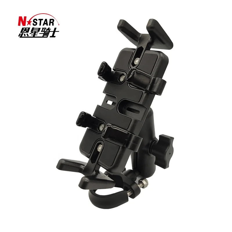 Motor bike motorcycle phone holder Interphone Stand Phone Holder Walkie-talkie stand Dual-purpose mobile phone holder  ram mount