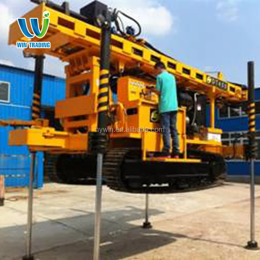 
Crawler Type 400m Water Well Bore Hole Drilling Rig 