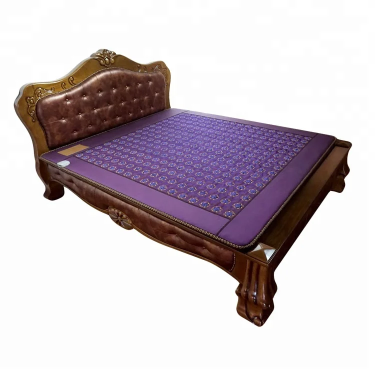 King size similar amethyst crystal heating mat