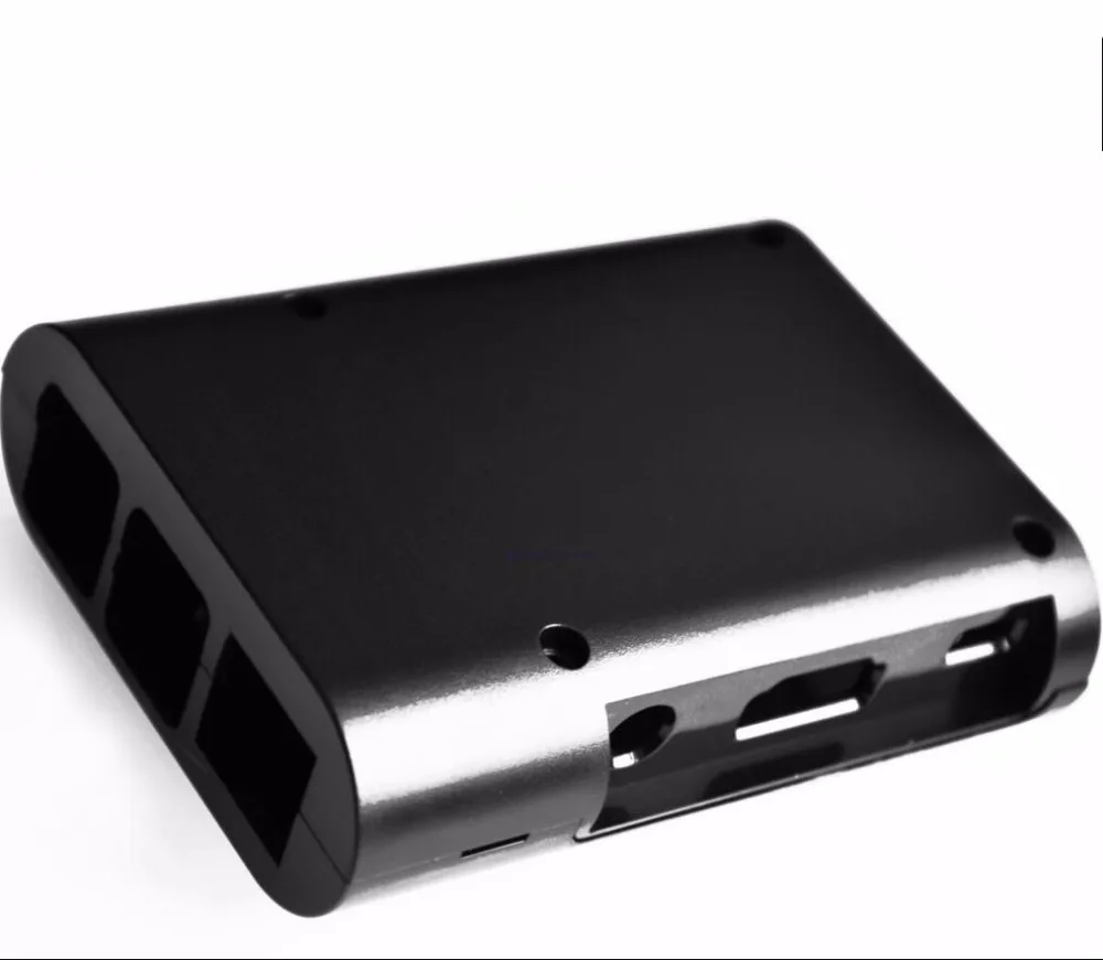 Raspberry Pi 2 / 3 черный корпус для литья под давлением, корпус, коробка из АБС-пластика