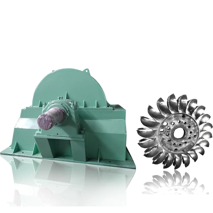mini hydroelectric pelton turbine and pelton turbine wheel