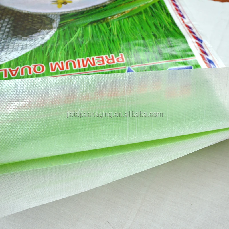 Supply high quality Factory price one time used pp rice bags, plastic sack, PP woven for 50kg 25kg