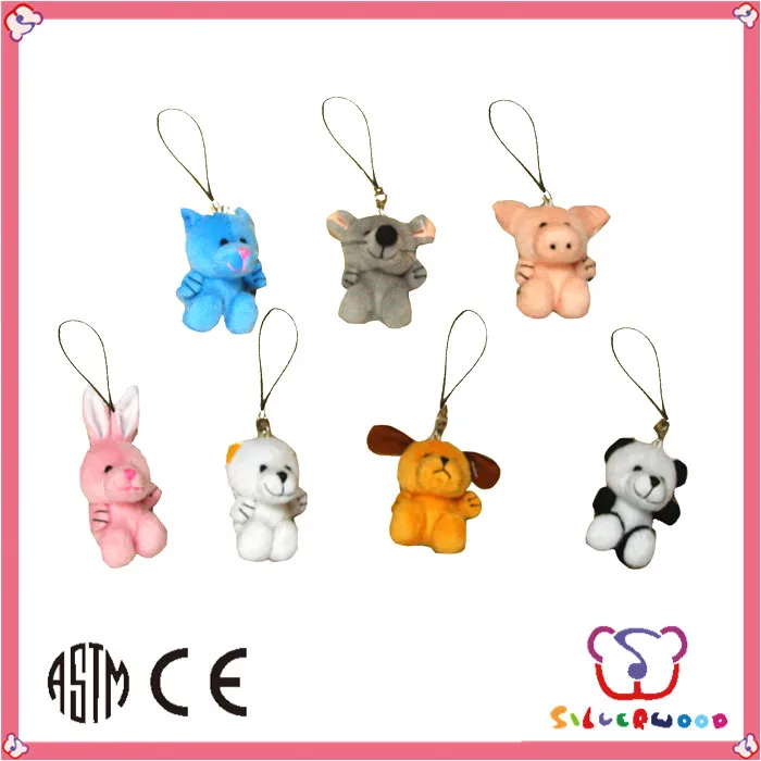 gsv sedex завод мода мягкая и прекрасная плюшевые маленькие животные брелок