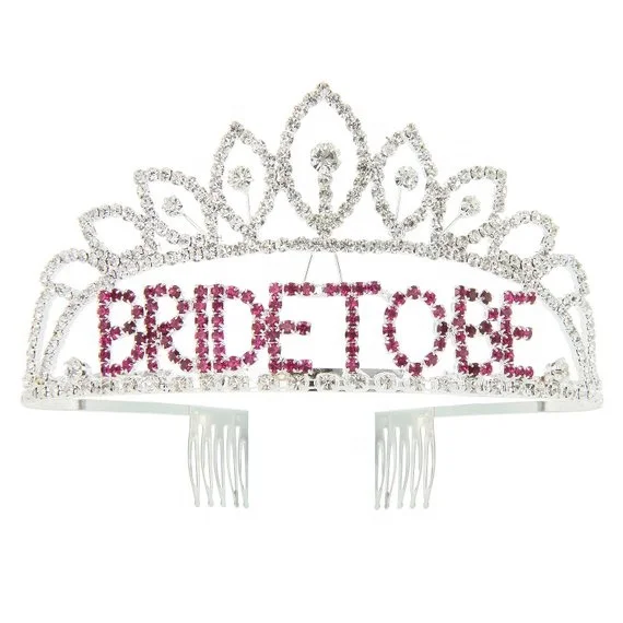 2019 new rose gold bride to be decorations kit sash tiara balloon straw Bachelorette Party supplies