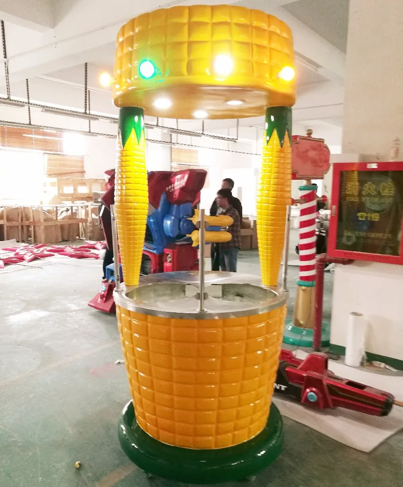 Outdoor Fiberglass Orange Shape Kiosks for coffee on wheels