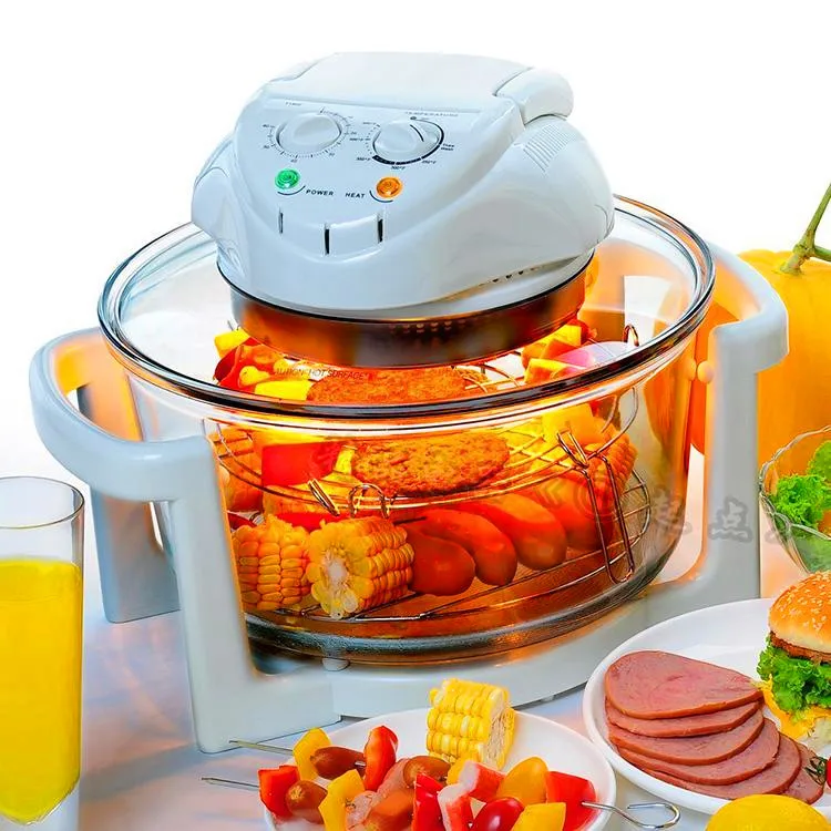 
Zogifts new Multifunctional cooker 17L 1700 W stainless steel pot halogen oven 