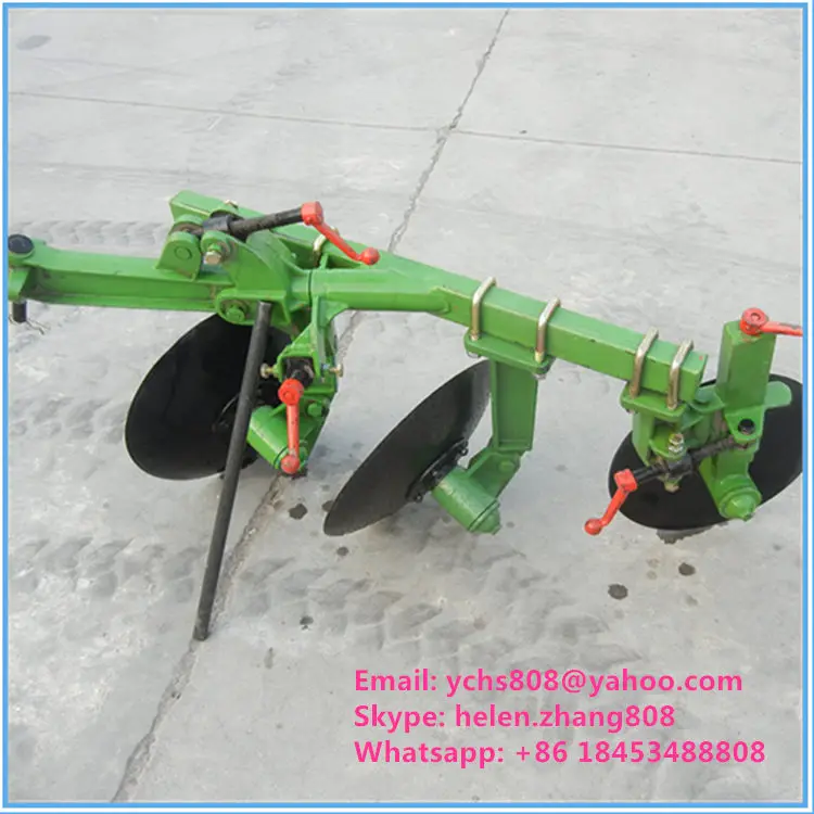 Disc plough for 12-20hp walking tractor