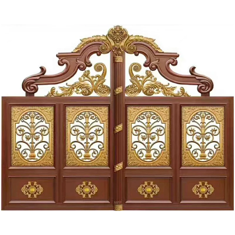 CBMMART Cheap Modern House Wrought Iron Main Gates Designs Simple Gate Design