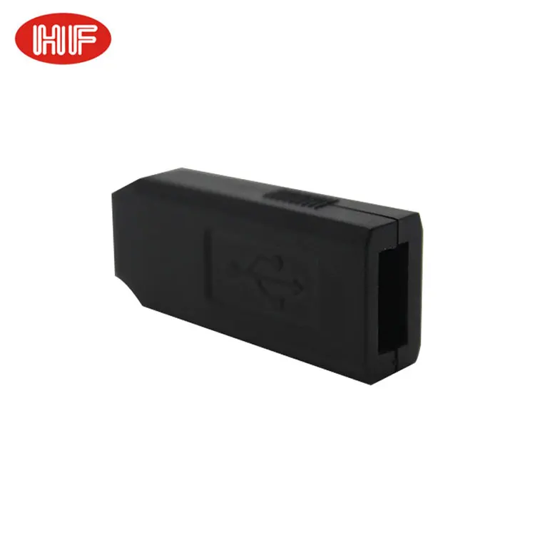 Custom High Quality Fabrication Standard Box ABS Plastic Electronic Enclosure For Micro Mini USB Connector Female Adapter