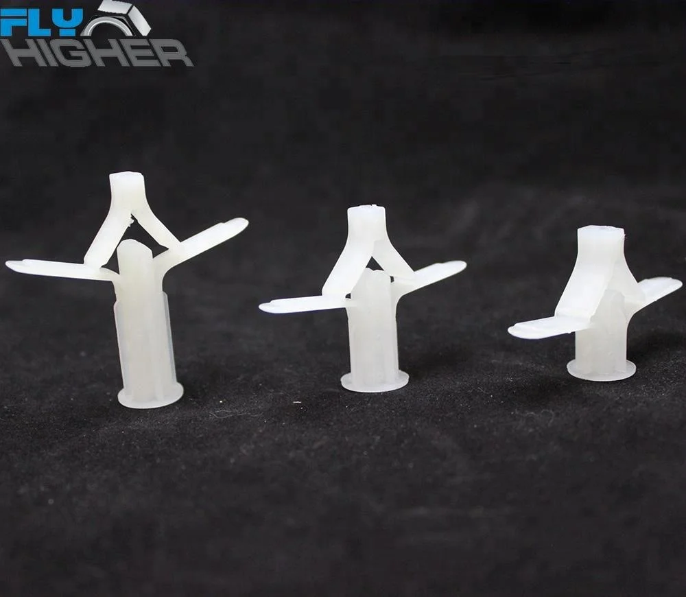 10x33 Nylon toggle anchor/Butterfly spring nylon plug