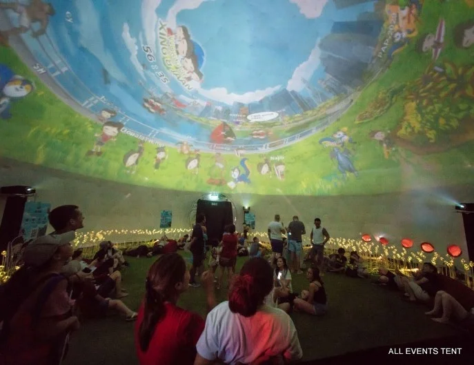 Steel structure geodesic dome kit tents for outdoor events