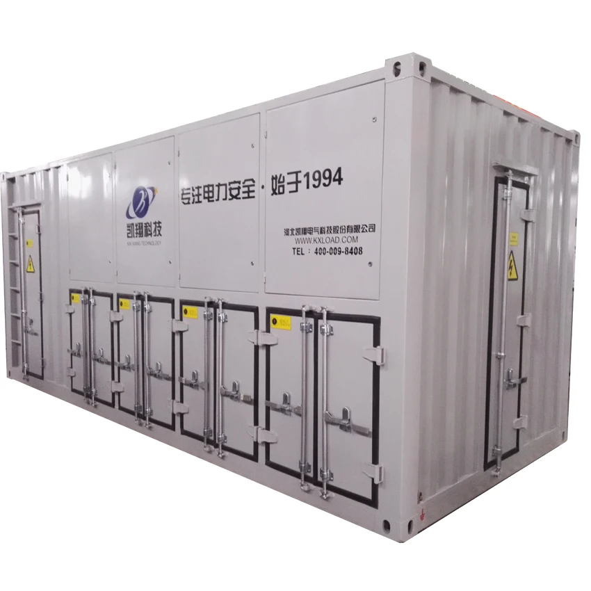 High voltage stationary load bank without transformer