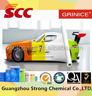 Good flow and high gloss basecoat for cars