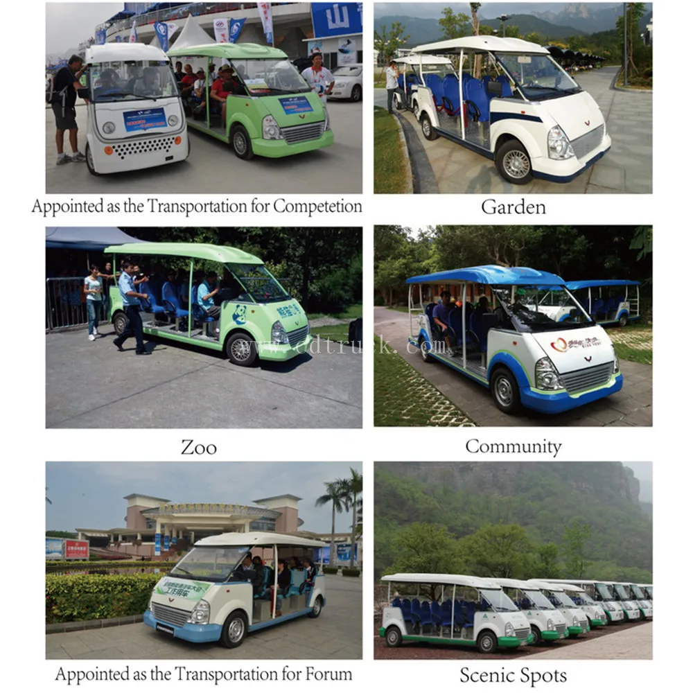  11 Seats/ 14 Seats Sightseeing Bus Electric City with low