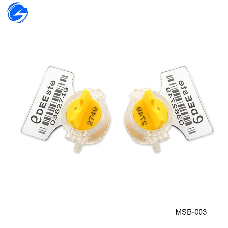 
Wholesale china supplier OEM ODM manufacturer new design brand Aluminum Lead Seal Sealed Water Meter Metering Seal 