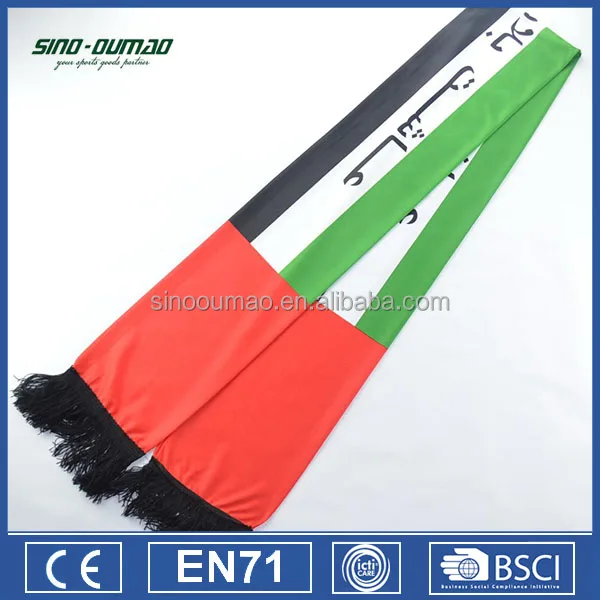 Акриловые узоры Спортивные болельщики Шарф