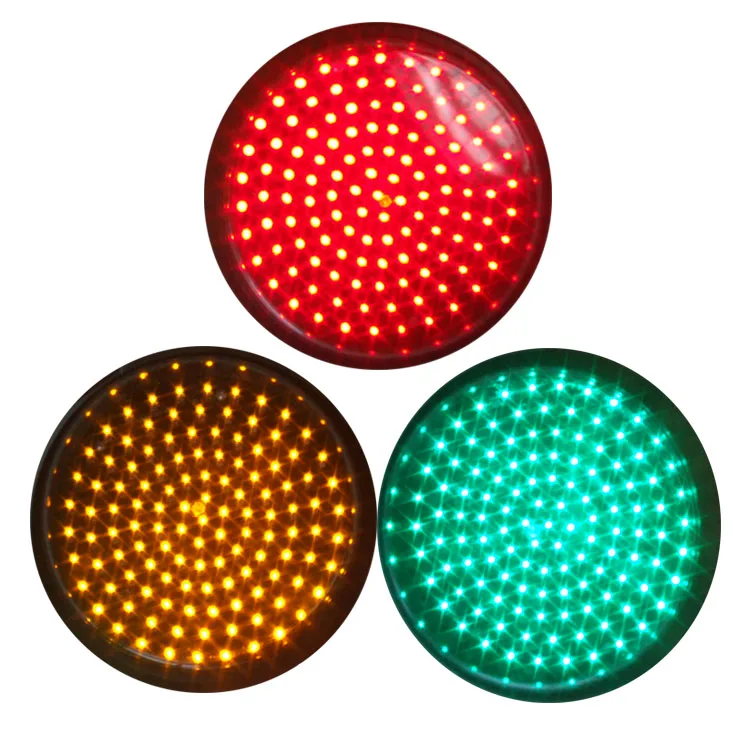 200mm Red Signal Blinking LED Traffic Light Module, Pixel Cluster Semaforo