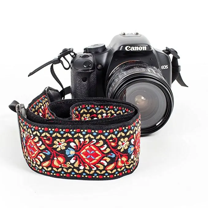Camera Accessories Hot Selling Vintage Custom Jacquard Woven Camera Strap