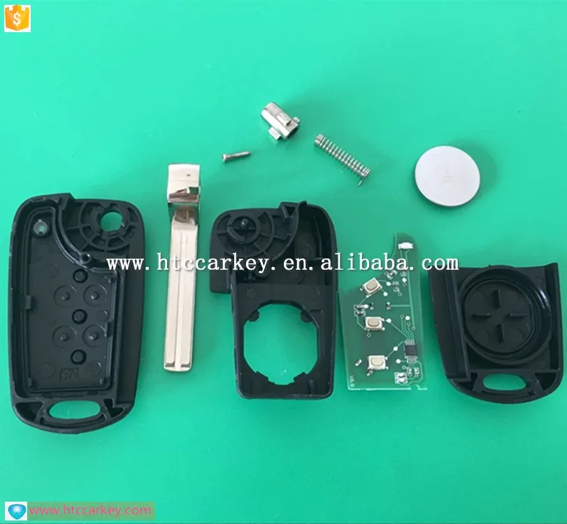 Hot sale flip remote key 3 button 433 mhz frequency for hyunda IX35