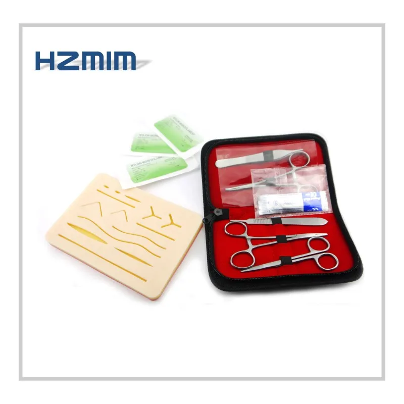
3 layer surgical practice suture training pad, suturing pad for open surgery, medical students suture practice kit 