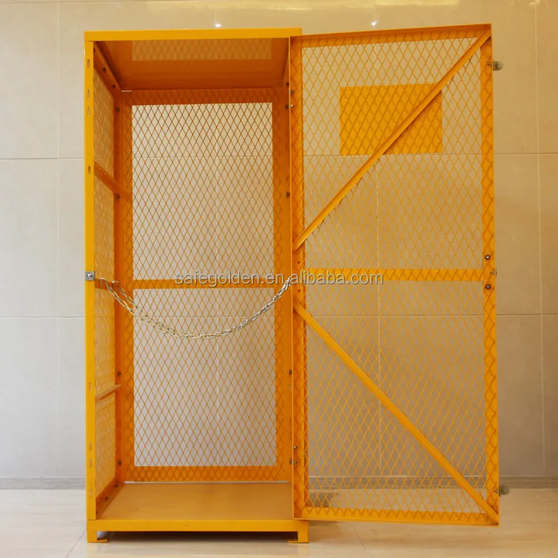 Gas Cylinder Cabinet for 9 Cylinder, Metal Gas Storage Cabinet