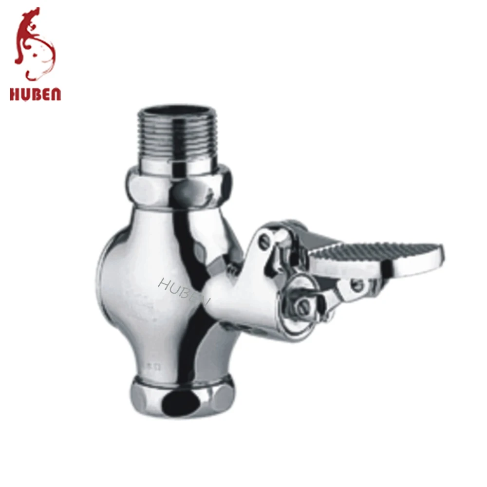 Foot control pedal flush valve for WC