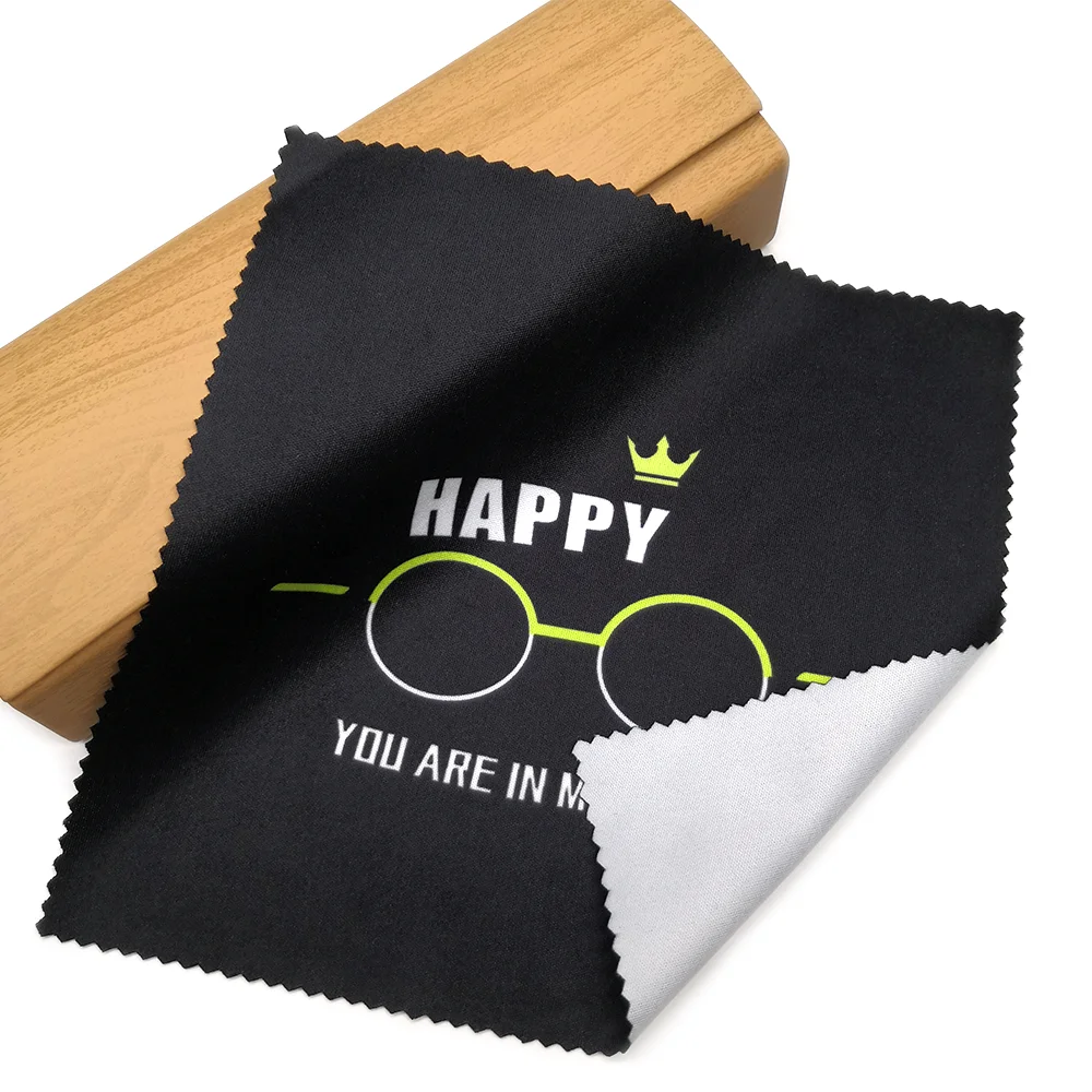 Салфетка для чистки очков из микрофибры с индивидуальным логотипом