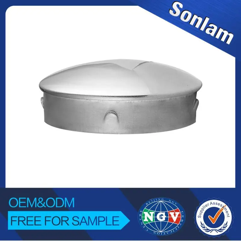 High quality Stainless Steel Stair Handrail End Cap For Round Pipe