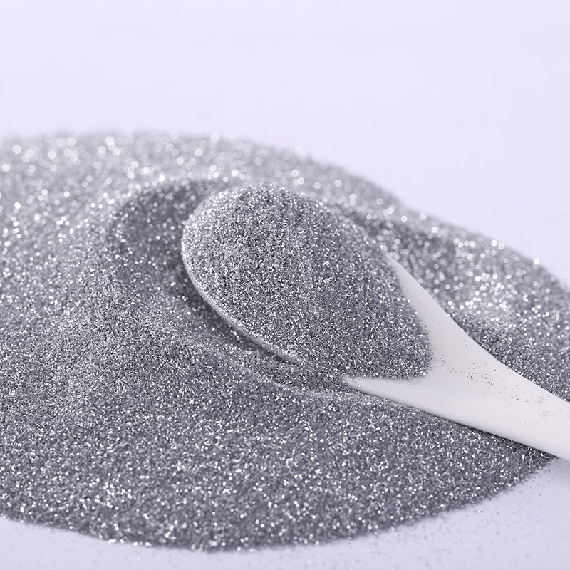 Bulk Sale Shining Silver White Fine Glitter Powder for Paint