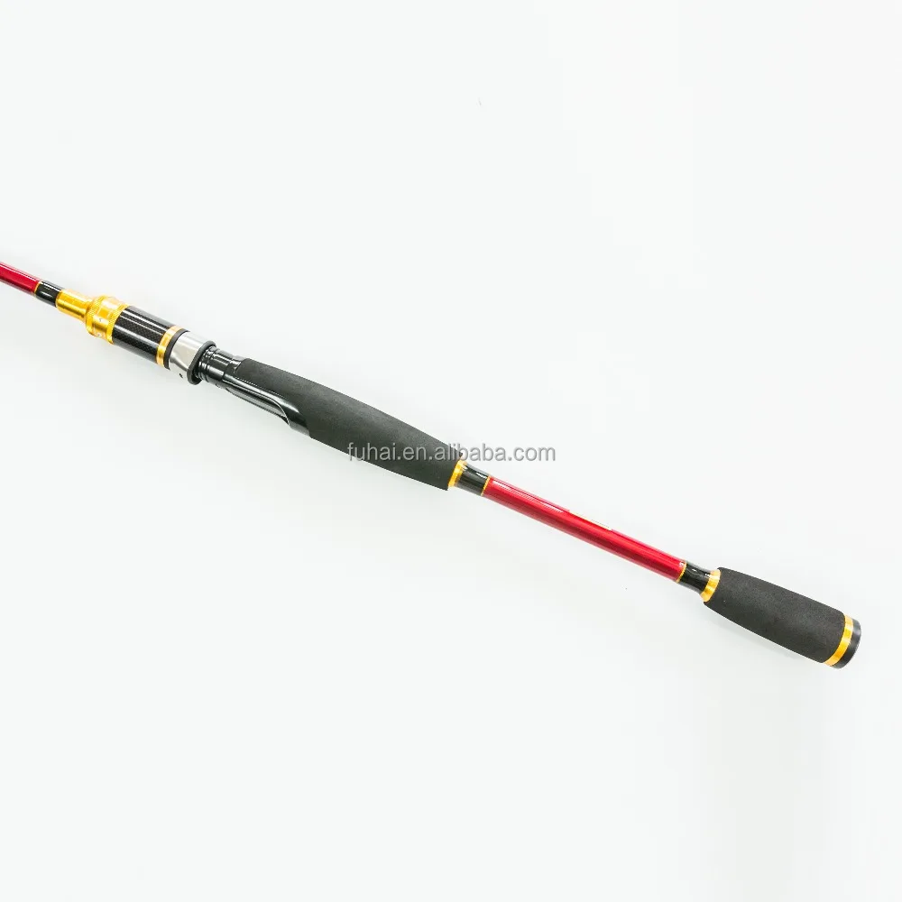 Simple Black Color High Carbon Content Lure Spinning Fishing Rod