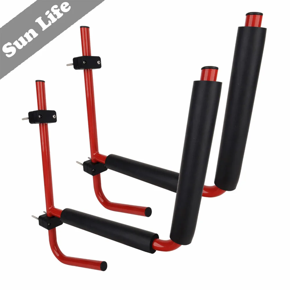 Heavy Duty Steel Kayak Hanger Kayak Ladder Wall Mount Storage Rack Bike Surfboard Canoe Hanger Holder