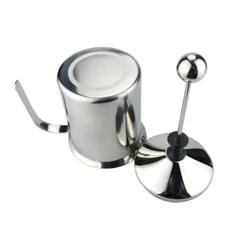 
wholesale Kitchen Tools Stainless Steel Manual Operated Hand Pump Milk Foam Maker 