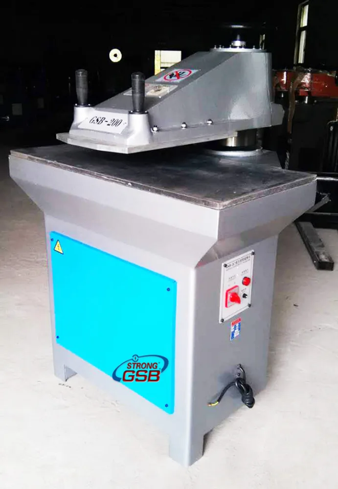 
20 Tons hydraulic swing arm shoe clicker/pressing machine 