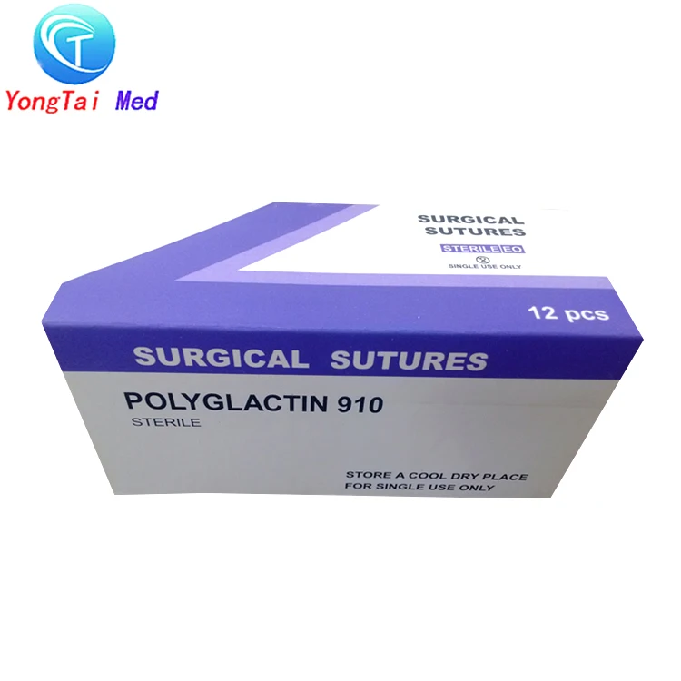 
High quality surgical suture pga/polyglactin 910 suture 