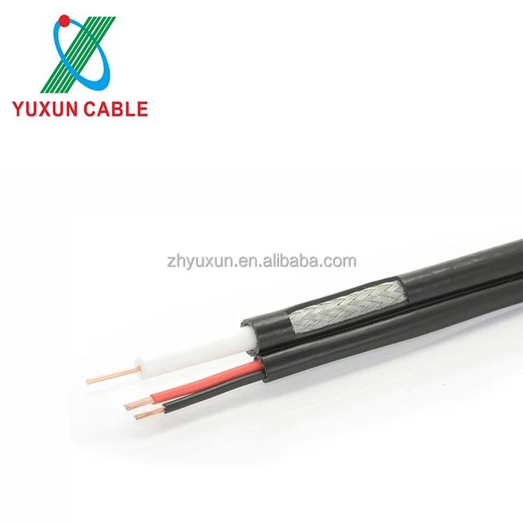 75 Ohm RG 59 CCTV Camera Power Supply Cable RG59 Combo Cable