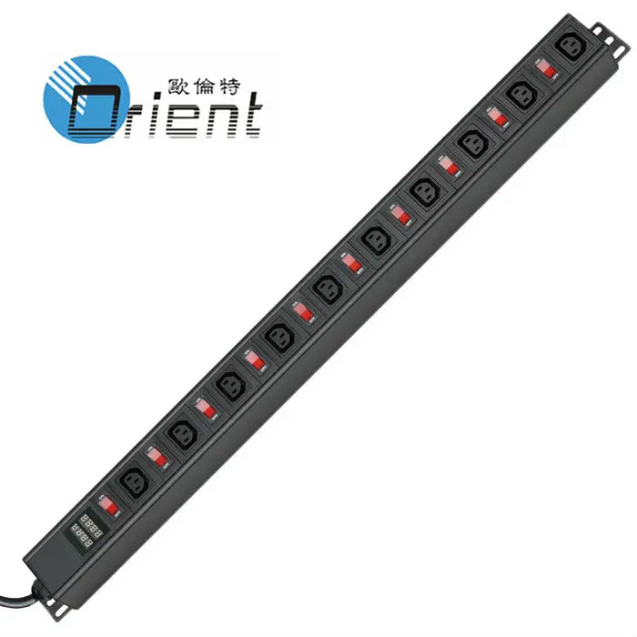 мэк c13 pdu с переключателем и тока& дисплей напряжения
