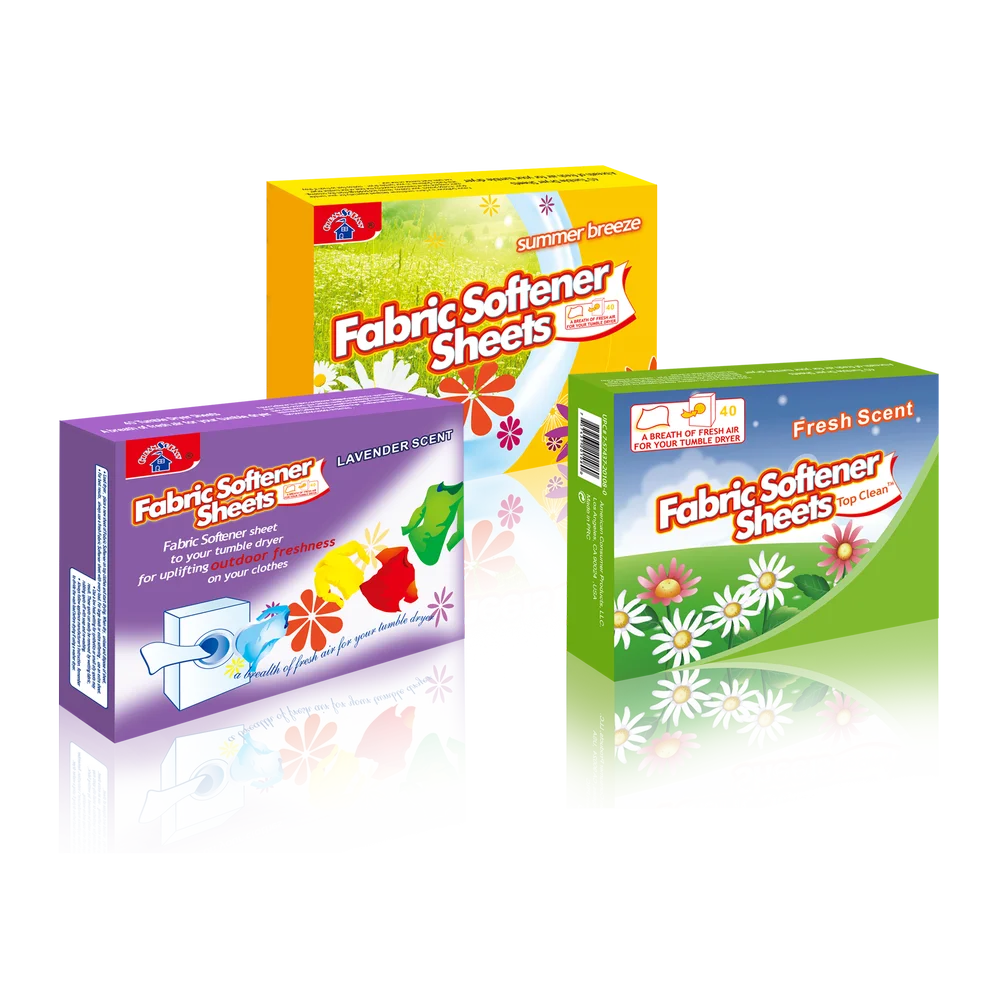 anti static dryer sheets manufacturer fabric conditioner sheet with wholesale price