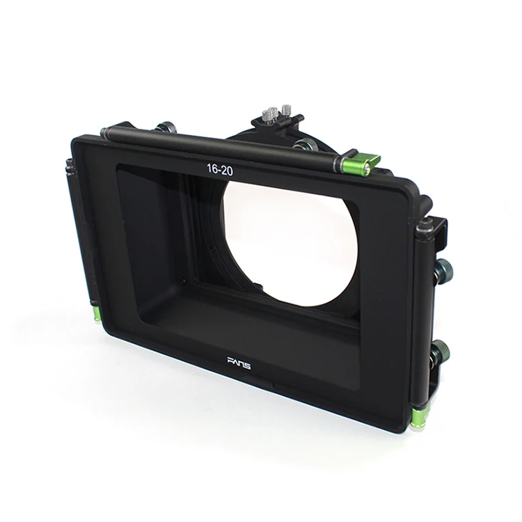 Clip on matte box with 3-Stage French flag