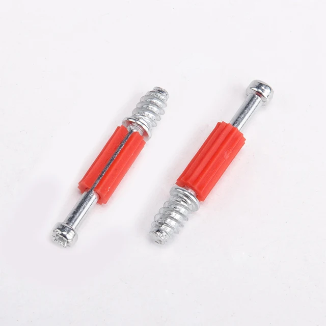 Furniture Connecting Bolt Cam Lock Screw Bolt Furniture Connector With Plastic