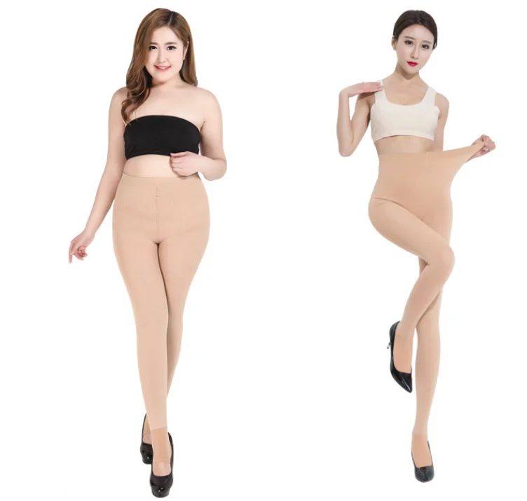 Wholesale Plus Size 50-100kg High Quality Elastic Pantyhose High Waist Seamless Velvet Women Pantyhose