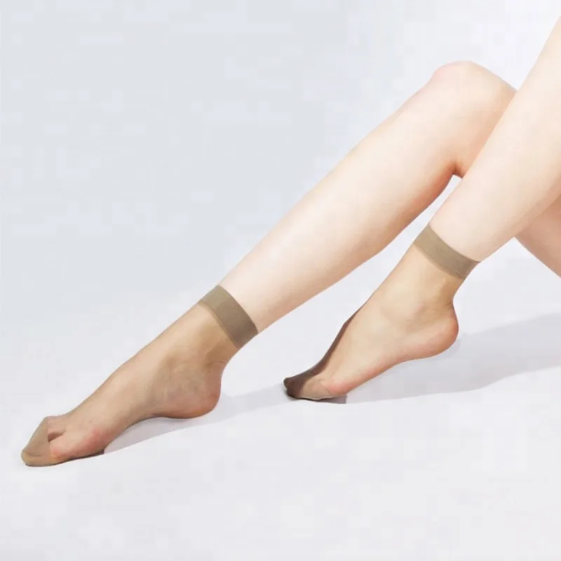 Женские однотонные носки высокого качества, женские нейлоновые Чулочные изделия, летние тонкие шелковые прозрачные сексуальные женские носки до щиколотки